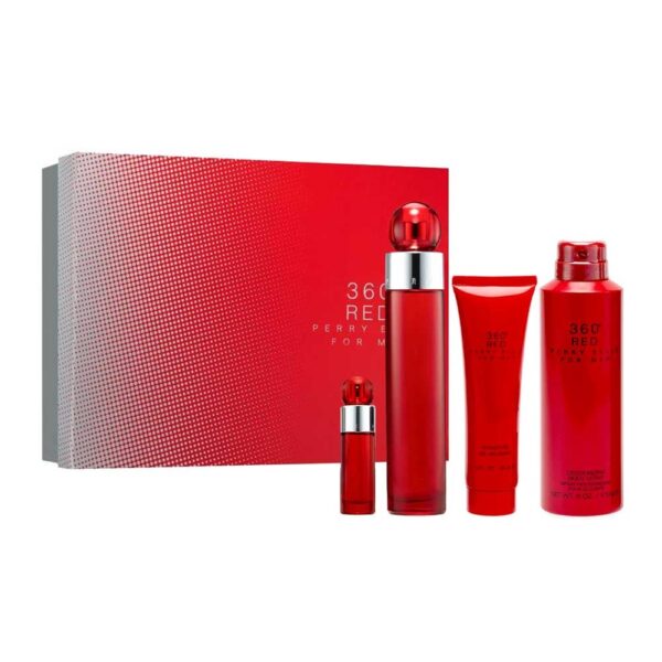 360 Red Estuche 4pzs EDT