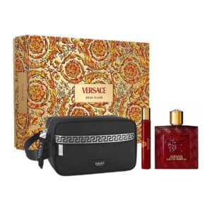 Versace Eros Flame Bolsa - Estuche 3pzs - Caballero